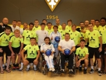 Казахстанские паралимпийцы посетили базу «Кайрата»