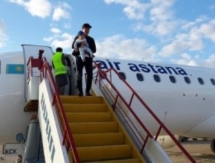 Олимпийский чемпион Елеусинов прибыл на Родину 