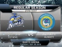 Видеообзор матча чемпионата РК «Номад» — «Алматы» 6:2