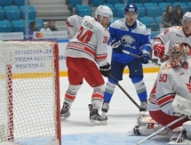 Фоторепортаж с матча КХЛ «Барыс» — «Автомобилист» 3:4