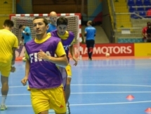 Фоторепортаж с официальной тренировки сборной Казахстана