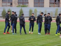 Фоторепортаж с тренировки «Астаны» в Актобе