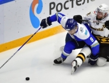 Фоторепортаж с матча КХЛ «Барыс» — «Северсталь» 2:1