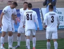 Видео второго гола Хижниченко матча Премьер-Лиги «Тобол» — «Жетысу» 3:2