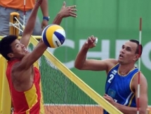 Казахстанские волейболисты вышли в полуфинал Азиатских пляжных игр