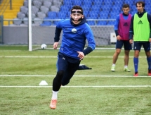 Фоторепортаж с вечерней тренировки «Окжетпеса» на «Астана Арене»