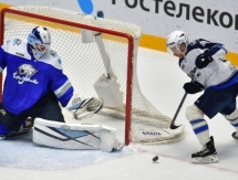 Фоторепортаж с матча КХЛ «Барыс» — «Нефтехимик» 5:4