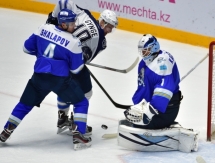 Фоторепортаж с матча КХЛ «Барыс» — «Нефтехимик» 5:4