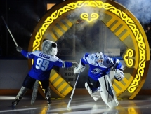 Фоторепортаж с матча КХЛ «Барыс» — «Нефтехимик» 5:4