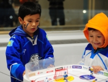 Фоторепортаж с матча КХЛ «Барыс» — «Нефтехимик» 5:4