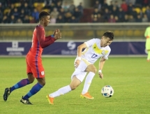 Фоторепортаж матча отбора молодежного ЕВРО-2017 Казахстан — Англия 0:1