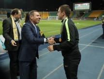 В перерыве матча с «Оренбургом» молодежная команда «Кайрата» была награждена золотыми медалями