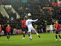 Фоторепортаж с матча отбора к ЕВРО-2017 среди молодежи Казахстан — Норвегия 0:3