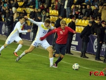 Фоторепортаж с матча отбора к ЕВРО-2017 среди молодежи Казахстан — Норвегия 0:3