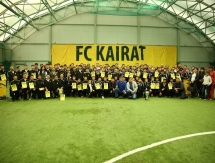 Состоялось торжественное награждение воспитанников «Кайрата»