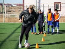 Фоторепортаж с мастер-класса «Атырау» в селе Махамбет 