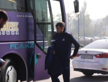 Фоторепортаж с приезда «Астаны» в Алматы