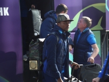 Фоторепортаж с приезда «Астаны» в Алматы