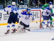 Фоторепортаж с матча КХЛ «Салават Юлаев» — «Барыс» 5:2