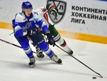 Фоторепортаж с матча МХЛ «Снежные Барсы» — «Ирбис» 1:2