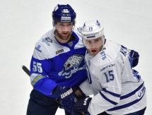 Фоторепортаж с матча КХЛ «Барыс» — «Динамо» Москва 1:0