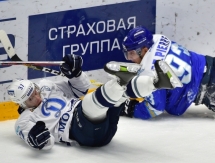 Фоторепортаж с матча КХЛ «Барыс» — «Динамо» Москва 1:0
