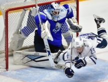 Фоторепортаж с матча КХЛ «Барыс» — «Динамо» Москва 1:0