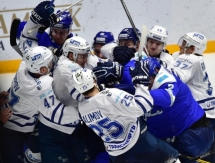 Фоторепортаж с матча КХЛ «Барыс» — «Динамо» Москва 1:0