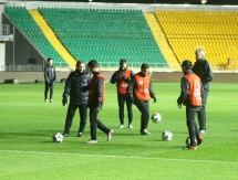 Фоторепортаж с предыгровой тренировки «Кайрата-U19»