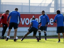 Фоторепортаж с предыгровой тренировки «Олимпиакоса»