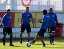 Фоторепортаж с предыгровой тренировки «Олимпиакоса»