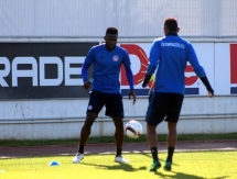 Фоторепортаж с предыгровой тренировки «Олимпиакоса»