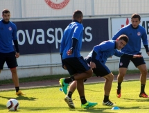 Фоторепортаж с предыгровой тренировки «Олимпиакоса»