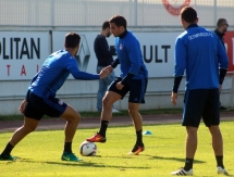 Фоторепортаж с предыгровой тренировки «Олимпиакоса»