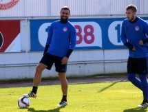 Фоторепортаж с предыгровой тренировки «Олимпиакоса»