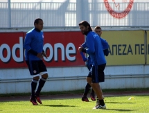 Фоторепортаж с предыгровой тренировки «Олимпиакоса»