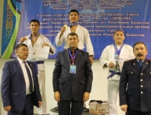 Команда ДВД Мангистауской области стала победителем чемпионата МВД РК по рукопашному бою