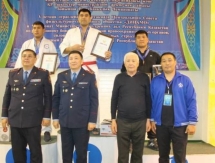 Команда ДВД Мангистауской области стала победителем чемпионата МВД РК по рукопашному бою