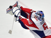 Фоторепортаж с матча КХЛ «Барыс» — «Локомотив» 1:8 