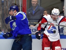 Фоторепортаж с матча КХЛ «Барыс» — «Локомотив» 1:8 