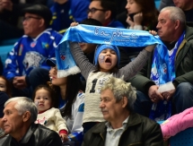 Фоторепортаж с матча КХЛ «Барыс» — «Локомотив» 1:8 