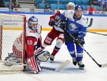 Фоторепортаж с матча КХЛ «Барыс» — «Локомотив» 1:8 