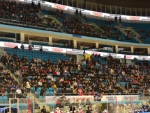 Фоторепортаж с матча КХЛ «Барыс» — «Локомотив» 1:8 