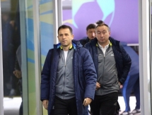 Фоторепортаж с прибытия «Астаны» на матч Премьер-Лиги с «Актобе»