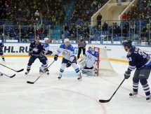 Фоторепортаж с матча КХЛ «Нефтехимик» — «Барыс» 0:3
