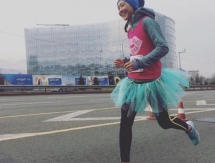 Участницы женского забега в Алматы вышли на старт в балетных пачках