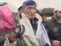 73-летний алматинец добрался на велосипеде из Алматы в Астану