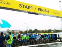 В сложных погодных условиях стартовала велогонка «Тур Алматы»