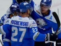 Видео шайб матча КХЛ «Барыс» — «Нефтехимик» 5:4