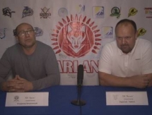 Видео послематчевой пресс-конференции игр чемпионата РК «Арлан» — «Иртыш» 3:1, 8:5